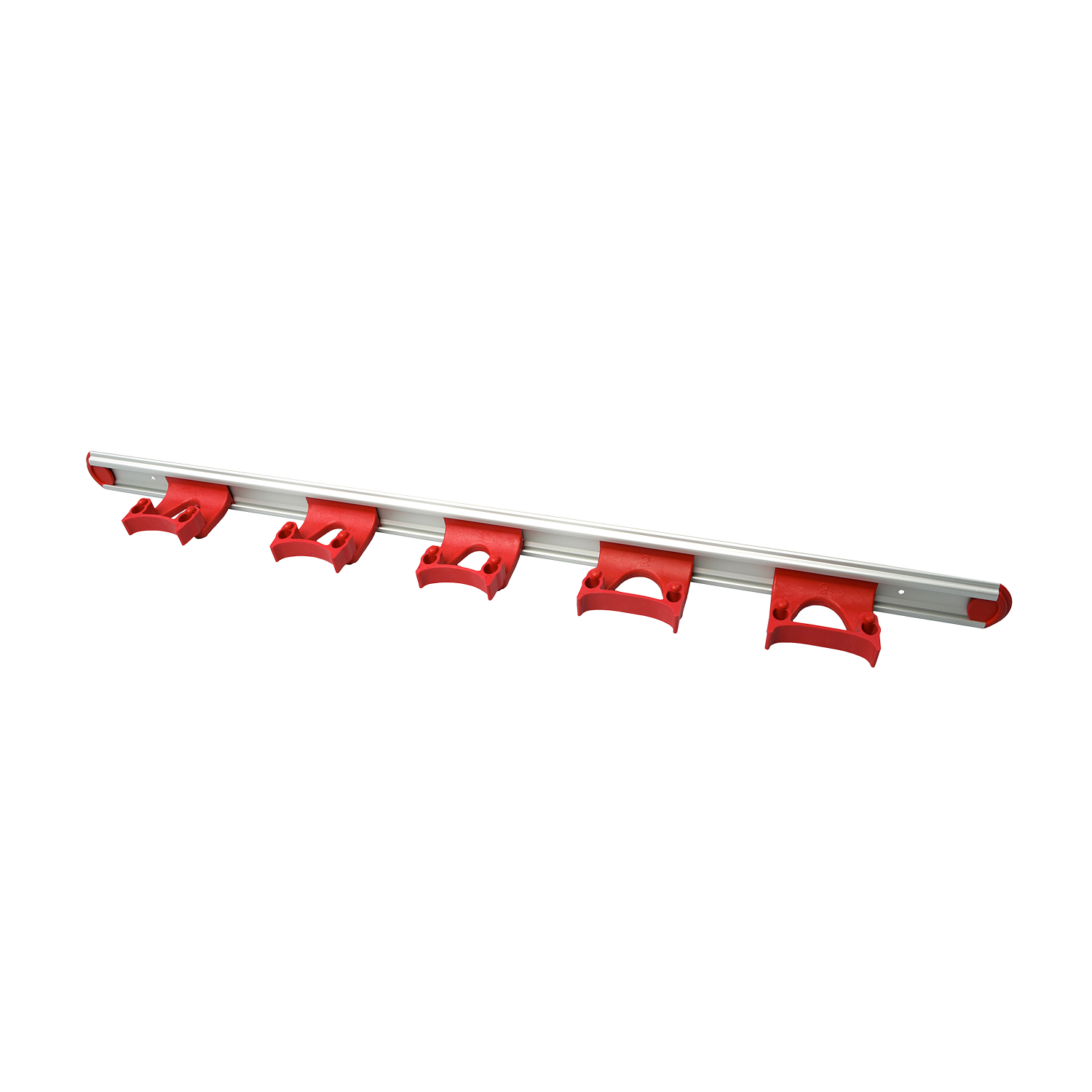 Wall Holder Set with Aluminium Rail | Hygienic Tool Storage